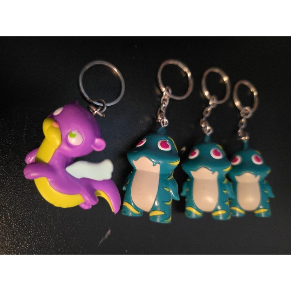 Pokémon 3-D Keychain lot of‎ 4 Oscar and Finn